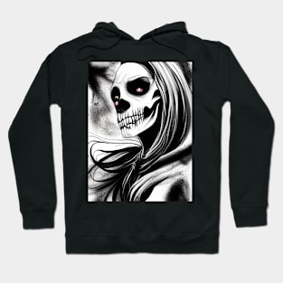 PINK EYED SPOOKY HALLOWEEN VAMPIRE Hoodie